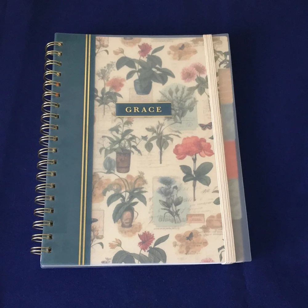Vintage Style Floral Notebook